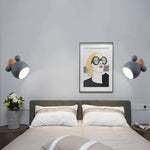 applique murale moderne rose noir blanc vert oreilles rondes lumineuse chambre salon entrée vis