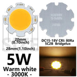 plaque led moderne 28mm 20mm cold white warm white natural white 3w 5w 7w