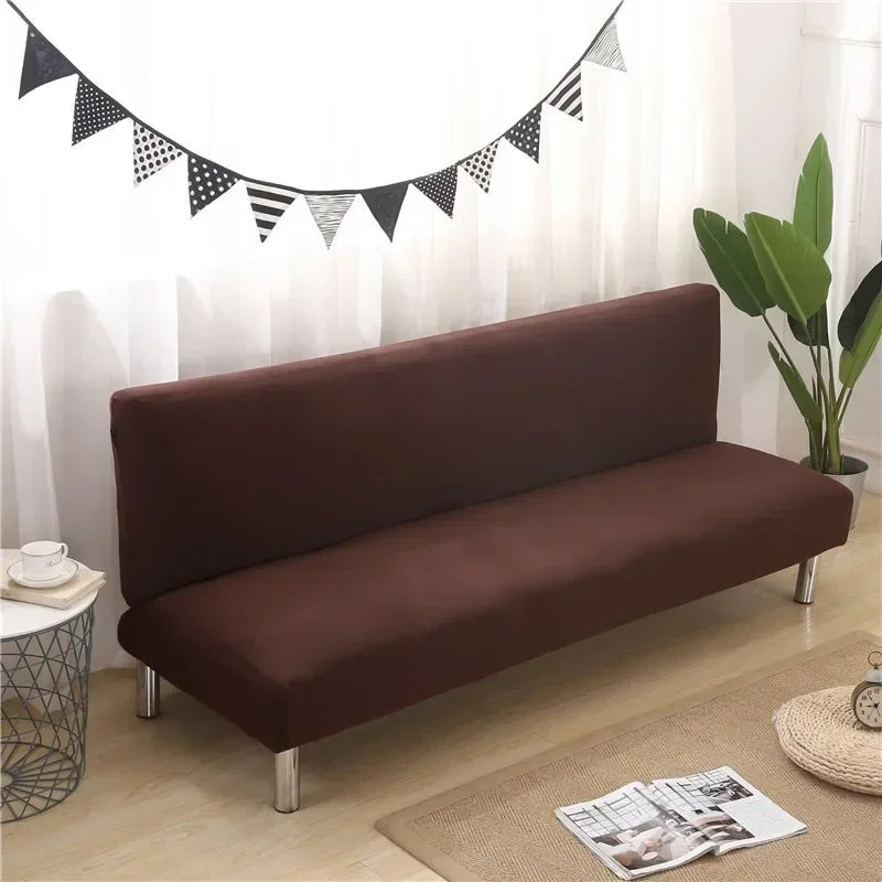 housse canapé deux places noire coton uni moderne couvre lit salon extensible lavable
