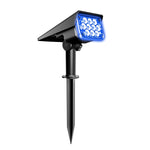 projecteur solaire extérieur ip65 étanche led moderne noir vert adjustable brightness