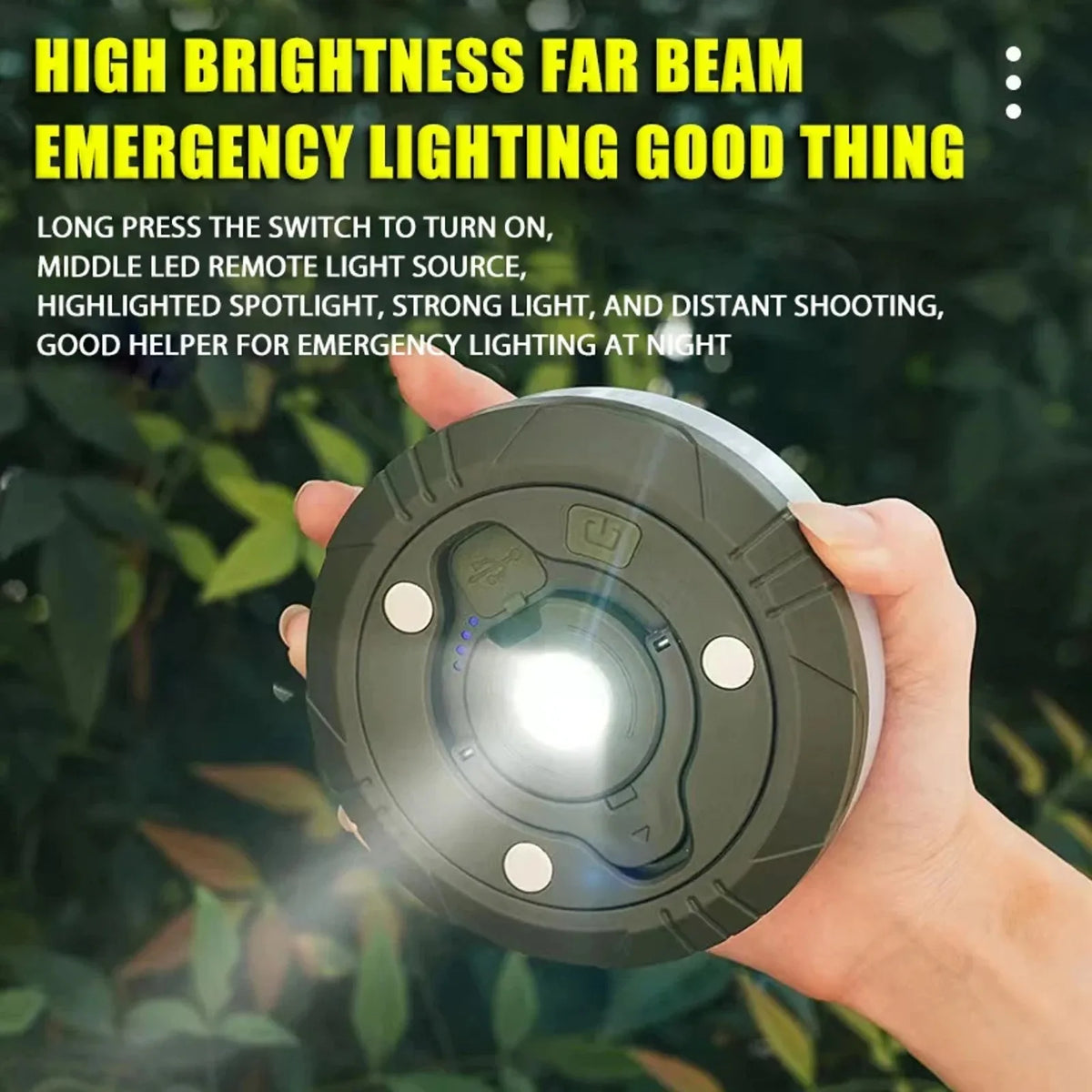 guirlande lumineuse portable extérieure led rechargeable camping modes éclairage flexible neon strips