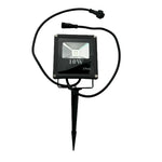 projecteurs led noirs modernes ip67 12v rgb uv aluminium brosséextérieur carréadresseables ws2811 ccc fcc