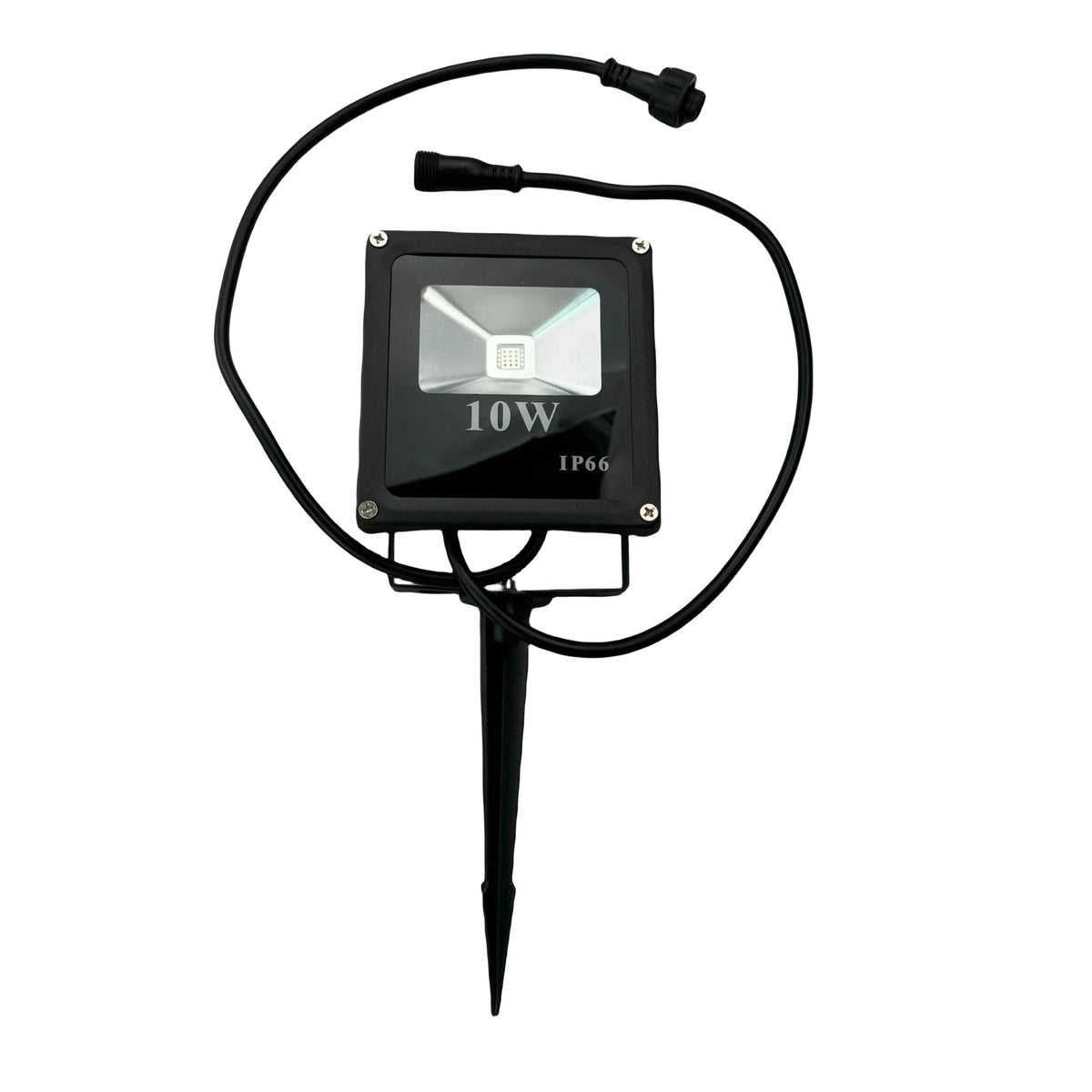 projecteurs led noirs modernes ip67 12v rgb uv aluminium brosséextérieur carréadresseables ws2811 ccc fcc