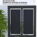 rideau fenêtre noir rétractable tissu moderne ventouse 40x60cm 40x125cm 45x125cm