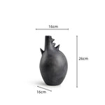 vase moderne céramique beige marron texture naturelle minimaliste décoration maison