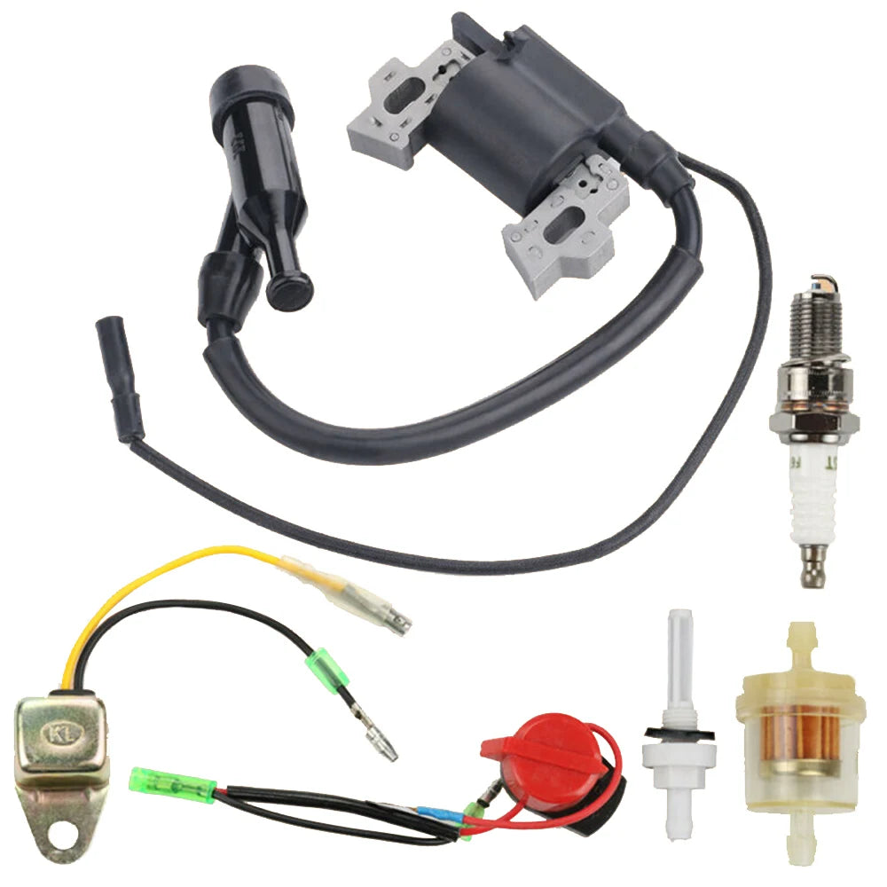 pièces détachées moteur thermique kit allumage bougie filtre carburant bobine coupe circuitHondaGX200GX120GX110GX140GX160