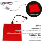 panneau led bleu vert jaune rose rouge adhésif moderne câbles connecteurs flexible opacité mat