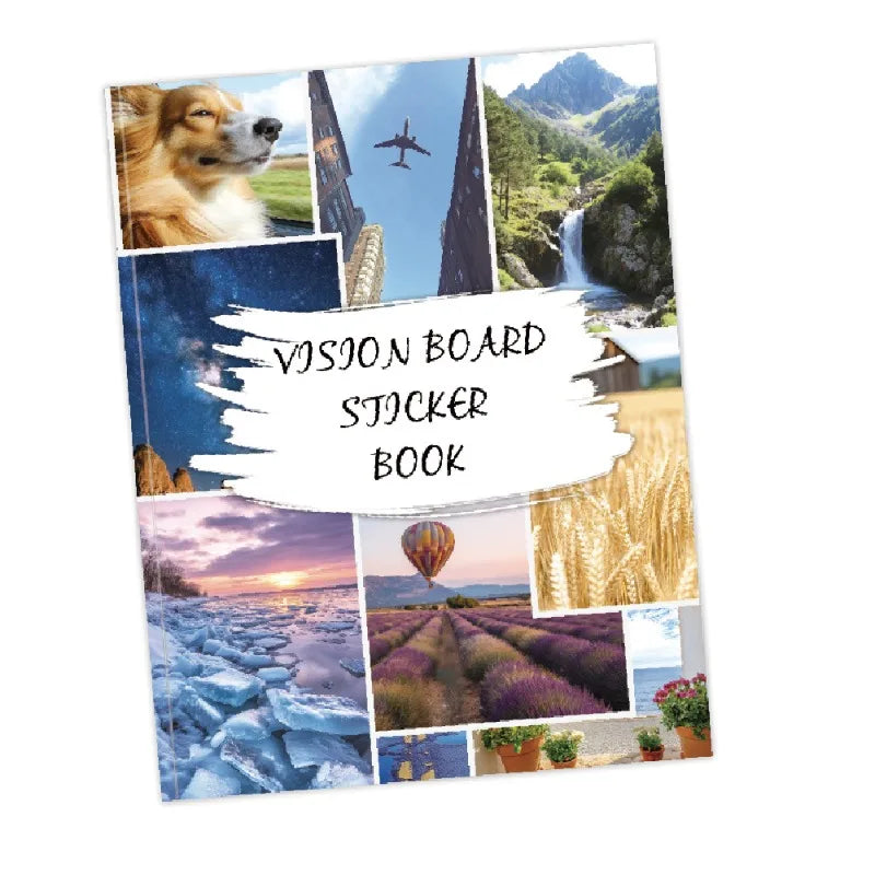 livre stickers multicolores modernes stickers autocollants photos naturelles fruits animaux scènes urbaines adhésifs minimaliste