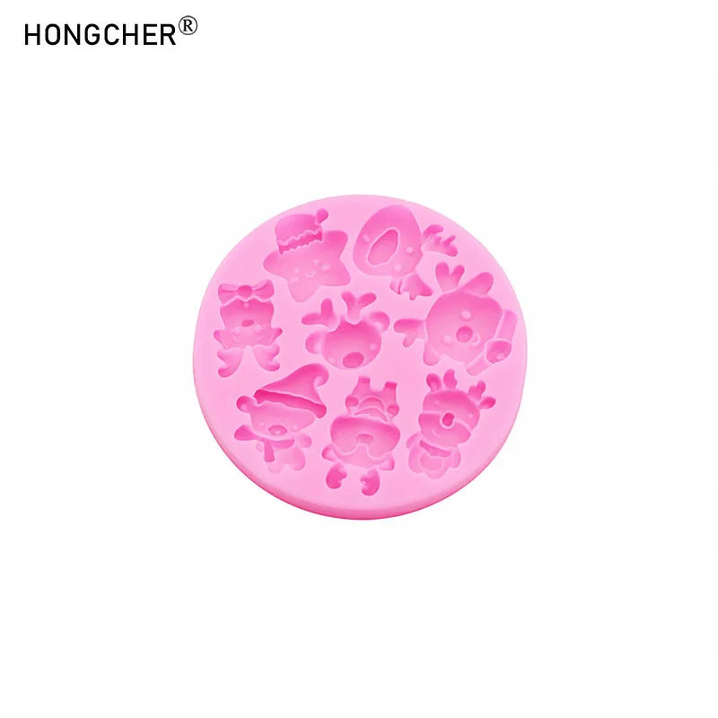 moule gâteau silicone animaux rose décoration cake chocolat cookies modernes enfants