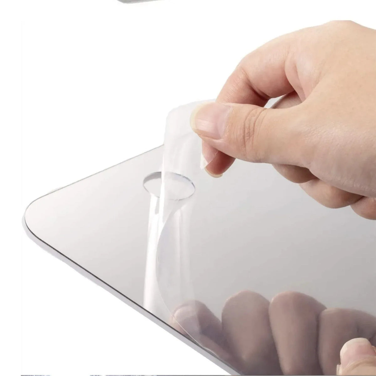 miroir moderne ventouse argenté portable transparent rasage pouces utilitaire