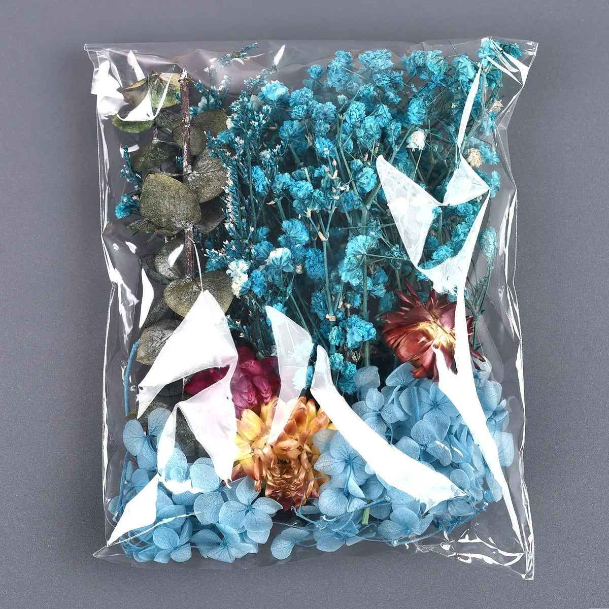 fleurs séchées variées naturelles décoration diy résine bijoux artisanat nail art
