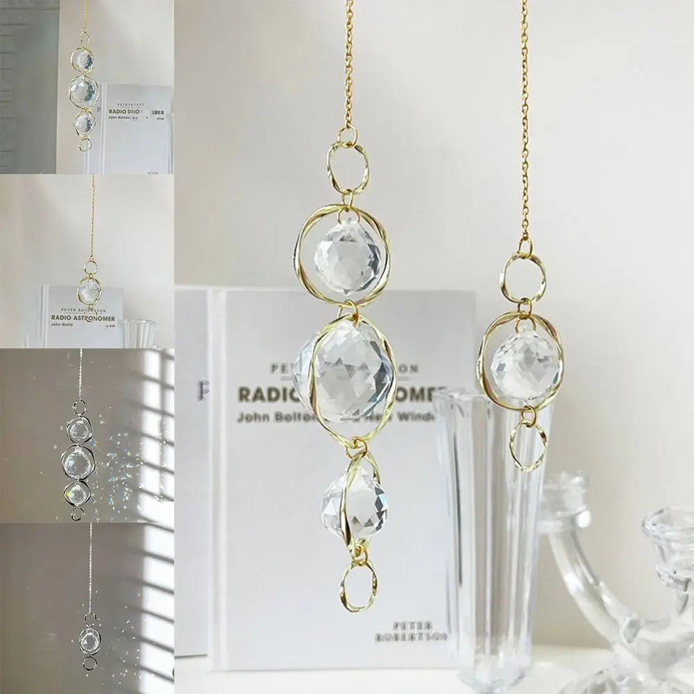 decoratives transparentes dorées facettes moderne élégant collier chaines dorées or