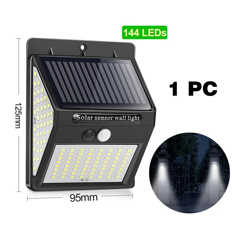 lampe solaire extérieure capteur mouvement lumière jardin éclairage patio moderne fonctionnel led noir gris