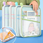 sac rangement documents transparent moderne fermeture glissière réutilisable respectueux environnement pratique fournitures scolaires