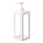 distributeur savon liquide orange noir blanc transparent moderne minimaliste 500ml 750ml 1000ml Pompe rechargeable