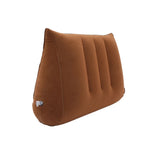 coussin gonflable velours bleu marine moderne confortable literie aiguilles triangle rectangulaire