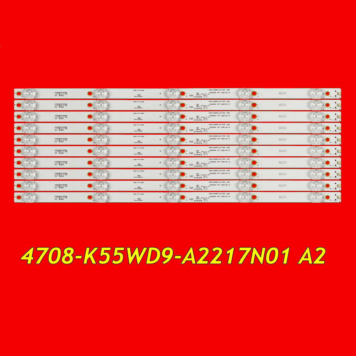 bande lumineuse led blanc moderne décoration professionnelle points rouges autoinstallation flux lumineux haute qualitéUsageId=24UsageId=24
