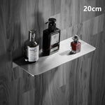étagère murale acier inoxydable gris moderne étagère angle brillante cosmétiques