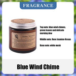 bougie parfumée soja sans fumée aromathérapie forme coupe marron clair étiquette blanche minimaliste hand