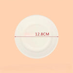 assiettes carton jetables blancs rayures verticales simples mariage anniversaire noël occasions fêtes 50 pièces