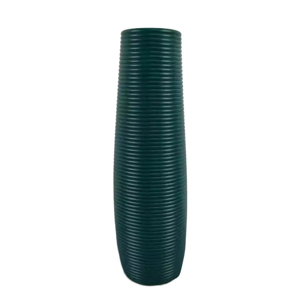 vases modernes plastique rayures diagonales blanc noir rouge vert gris