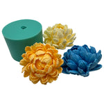 moule silicone savon cire bougie fleur rose réaliste non toxique alimentaire doux flexible artisanal