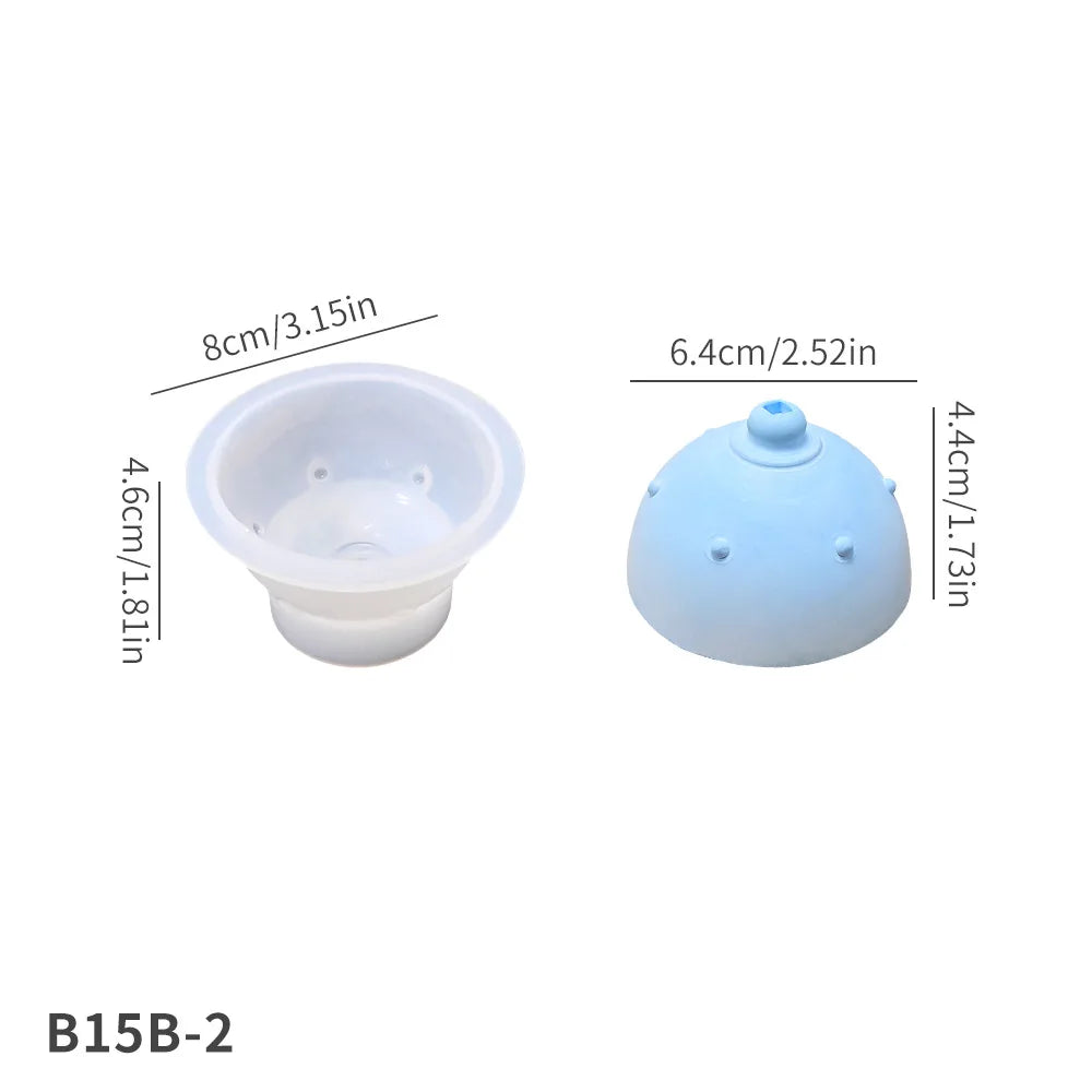 diffuseur huiles essentielles silicone blanc bleu vert motifs géométriques fenêtres modernes