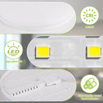 plafonnier led moderne blanc rond ultra mince éclairage quotidien surface opaques vis câbles électriques