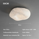 lampe moderne marbrée blanc beige éclairage quotidien variateur télécommande monté surface cuisine