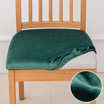 housse chaise extensible velours uni fauteuil cuisine salon moderne lavable
