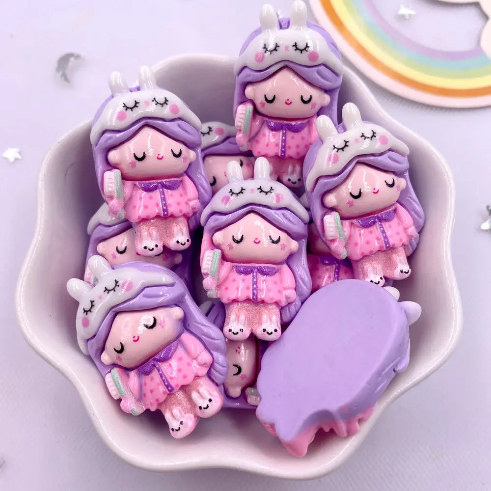 figurines animées colorées cartoon personnages accessoires coronnes chapeaux sacs ornement scrapbooking bricolage