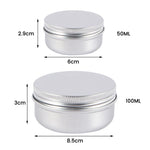pots métal rechargeables 50ml 100ml cosmétiques baume lèvres tulipes roses utilitaire écologique