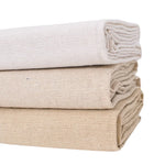toile lin naturelle beige rustique sac coussin rideaux décoration maison tissu artisanal
