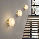 lampe murale adhésive marbre blanc moderne éclairage cuisine chambre salon led 3000k 4000k 6000k