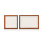 cadre photo bois grain visible moderne minimaliste adhésif fixation 10x10 19.2x14.2 16.6x11.6 21.7x16.7
