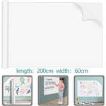 tableau blanc électrostatique adhésif statique réutilisable surface lisse moderne crayon nuages maison animaux personnage