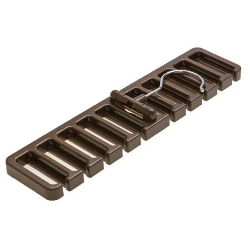 porte ceintures multifonctionnels marron blanc noir compartiments clips organisateur moderne.storage