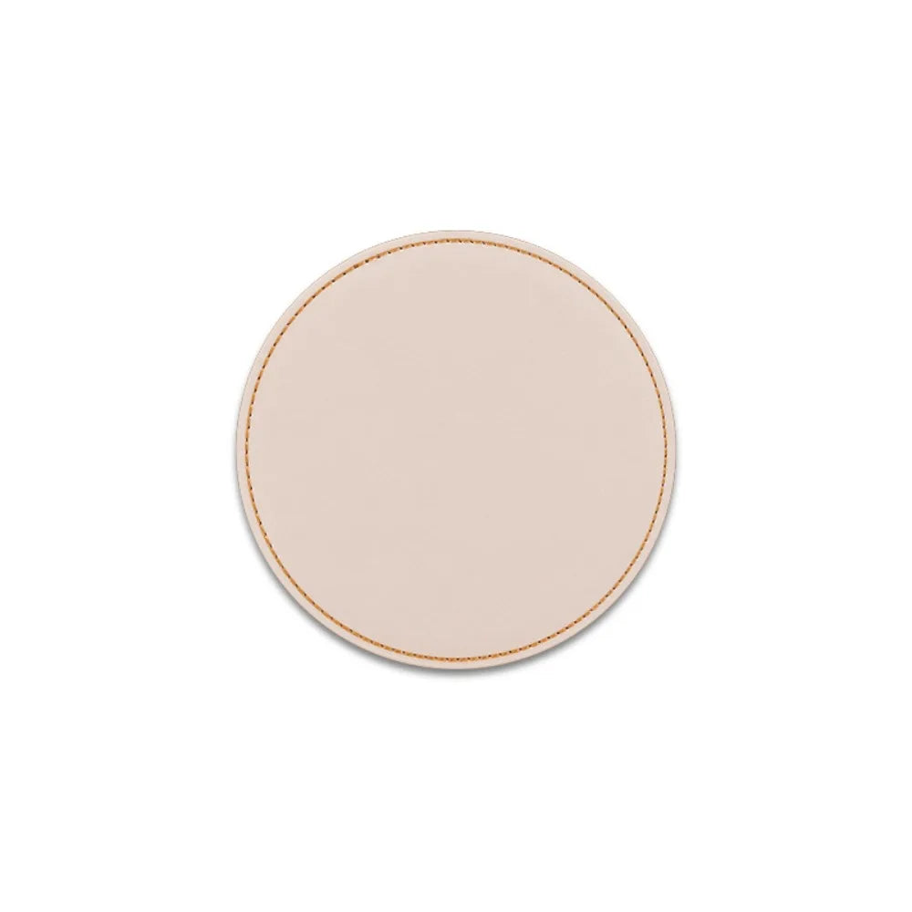 coasters simili cuir marron gris modernes antidérapants imperméables table marron clair marron foncé