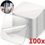 ruban adhésif double face transparent auto collant imperméable réutilisable pvc ultra fort 60x60mm bricolage