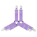 attache élastique lit clips métalliques tissu uni polyester coton moderne bleu noir blanc qualité