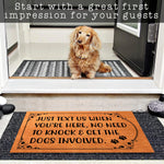 tapis bienvenue imperméable antidérapant caoutchouc floral orange marron gris
