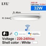 plafonnier led moderne blanc opalescent intensité variable wifi application commande vocale