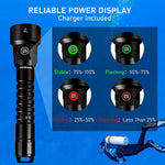 lampe poche plongée LED rechargeable étanche 200m lumineuse fishing adultes