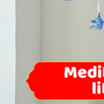 mobiles decoratifs bois motifs marins bleu blanc orange coquillages etoiles mer bouee suspendus