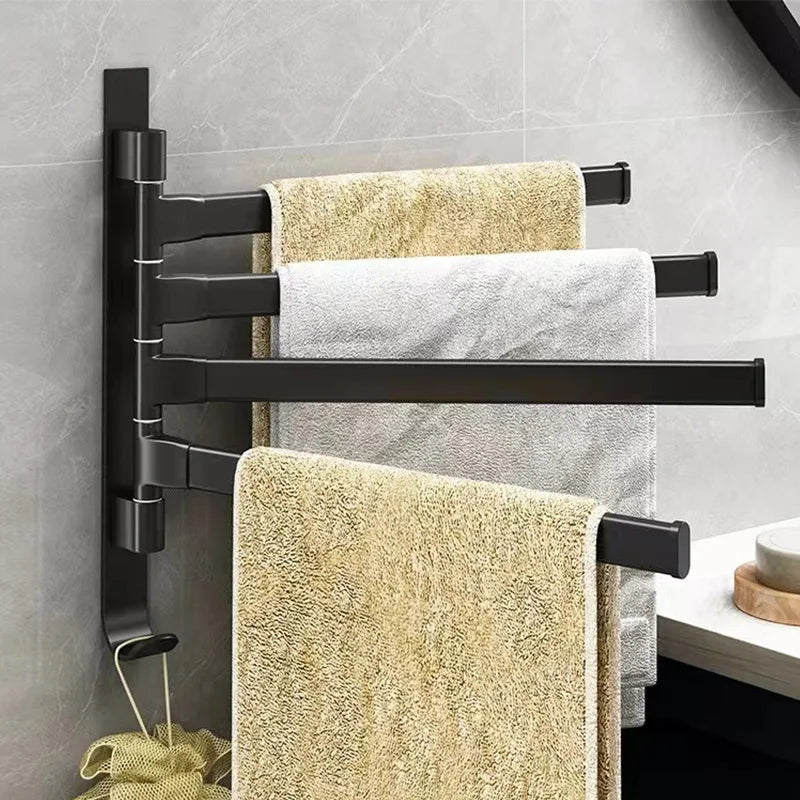 porte serviettes mural gris métallique texture lisse moderne salle bains fixations vis serviettes