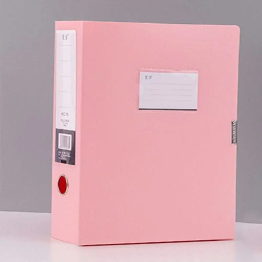 classeur moderne blanc rose vert bleu violet noir étiquette bar code doré