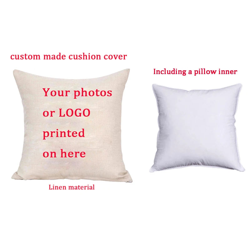 coussin personnalisable carré blanc imprimé animaux motifs floraux simples complexes urbains graphiques lavable