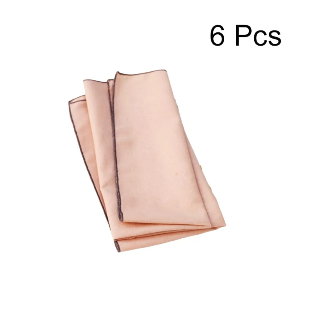 serviettes table blanc vert marron rayures classiques ruban coton fleur artificielle lavables cuisine