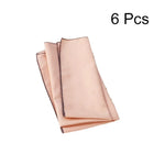 serviettes table blanc vert marron rayures classiques ruban coton fleur artificielle lavables cuisine