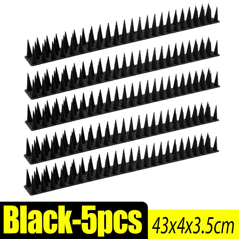 anti oiseaux pointes coniques protection jardin blanc noir moderneextérieur sécurité avifaune